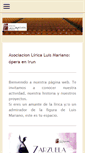 Mobile Screenshot of lirica-luismariano.org
