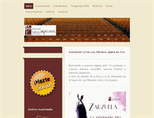 Tablet Screenshot of lirica-luismariano.org